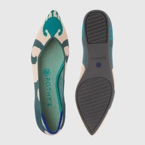 Rothy’s Moroccan Green Points 7.5 NIB *retired*